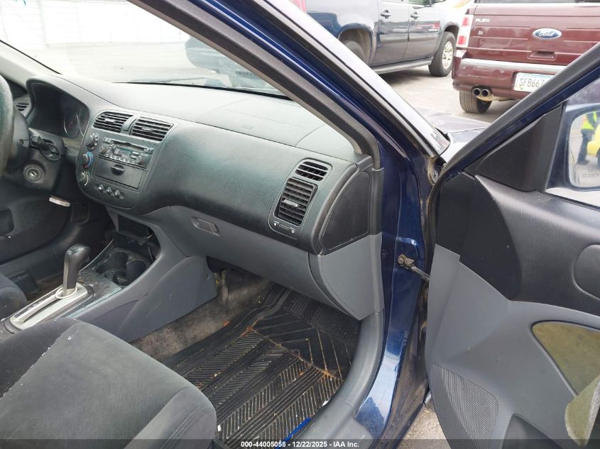 2003 Honda Civic Lx VIN: 2HGES16553H589573 Lot: 44005058