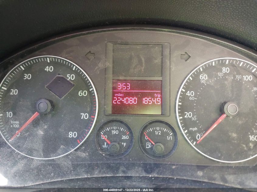 2008 Volkswagen Jetta Se/Sel VIN: 3VWRM71K48M105232 Lot: 44005147