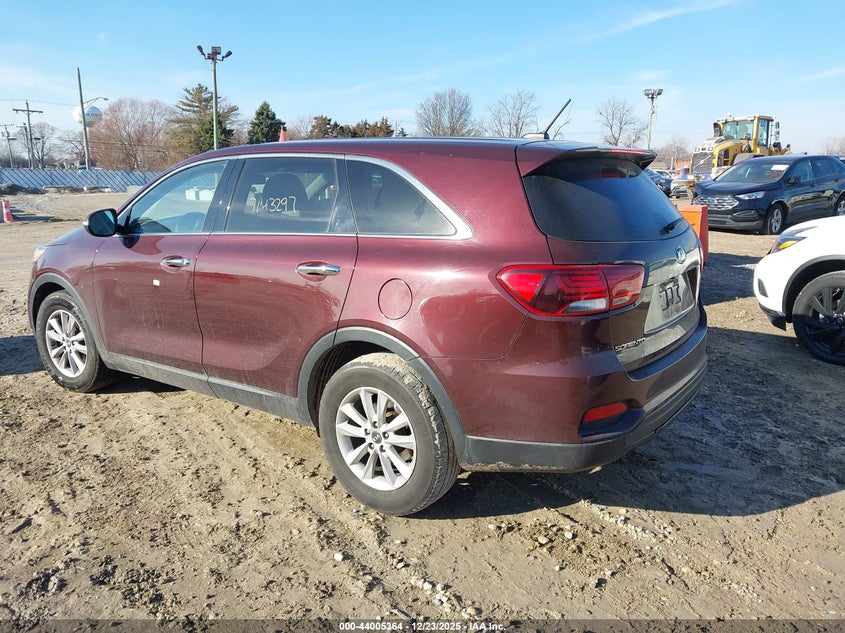 Vin: 5xypg4a58lg680689, lot: 44501119, kia sorento 3.3l lx 20203