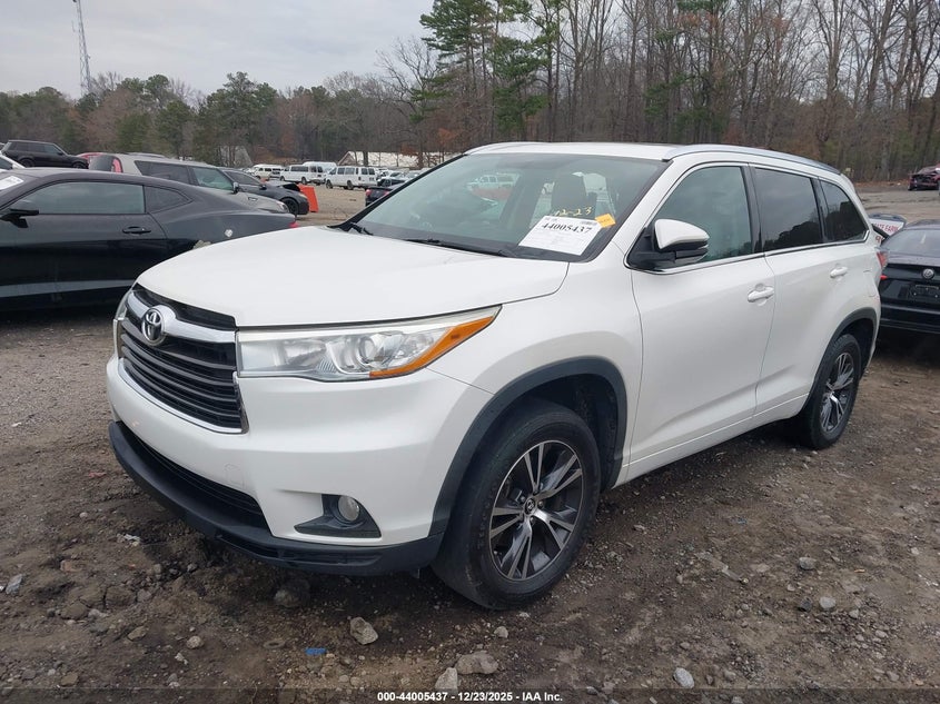 2016 Toyota Highlander Xle V6