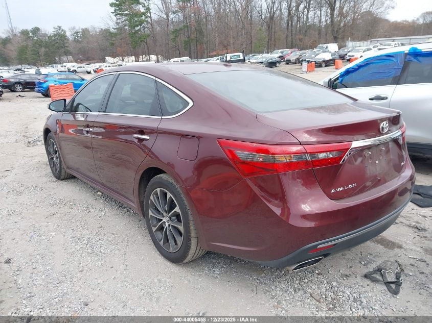 2016 Toyota Avalon Xle Premium