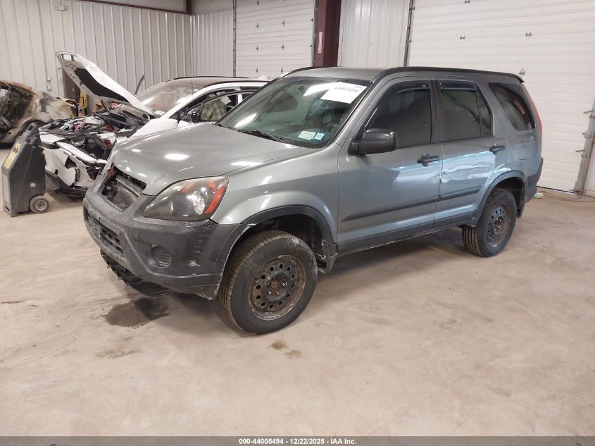 2005 Honda Cr-V Lx VIN: SHSRD78575U344947 Lot: 44005494