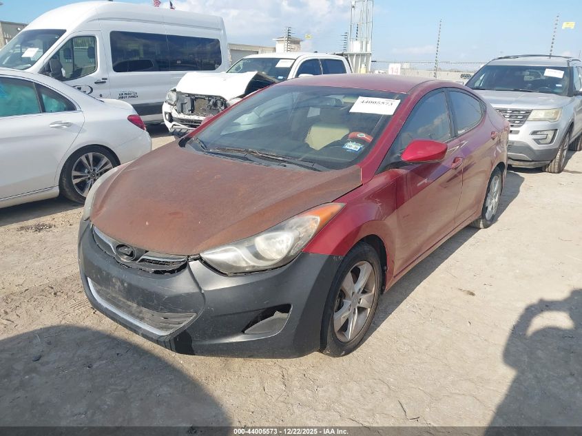 2013 Hyundai Elantra Gls/Limited VIN: KMHDH4AEXDU487536 Lot: 44005573