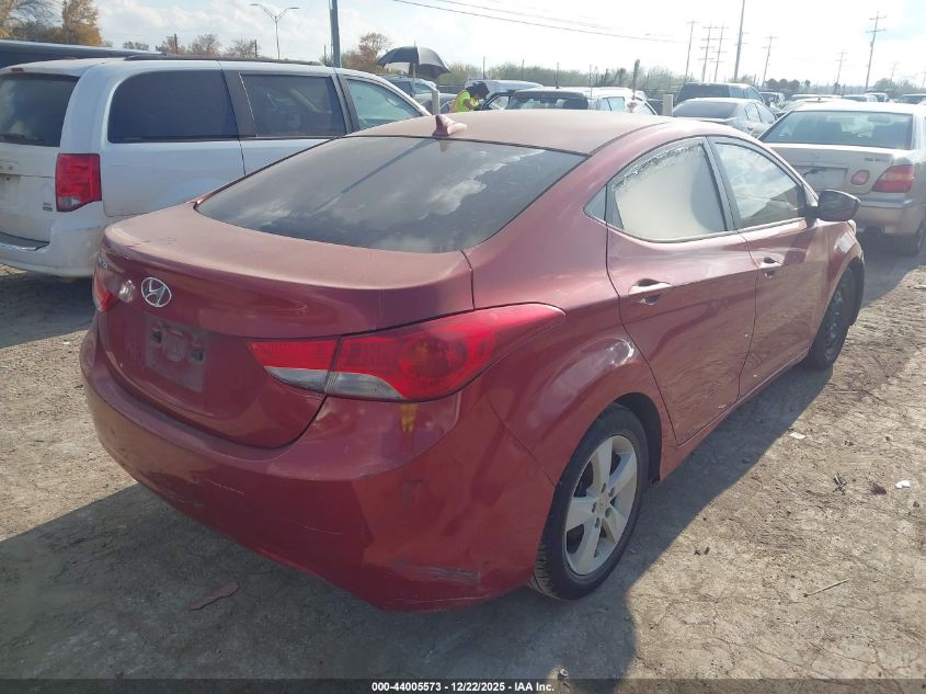 2013 Hyundai Elantra Gls/Limited VIN: KMHDH4AEXDU487536 Lot: 44005573