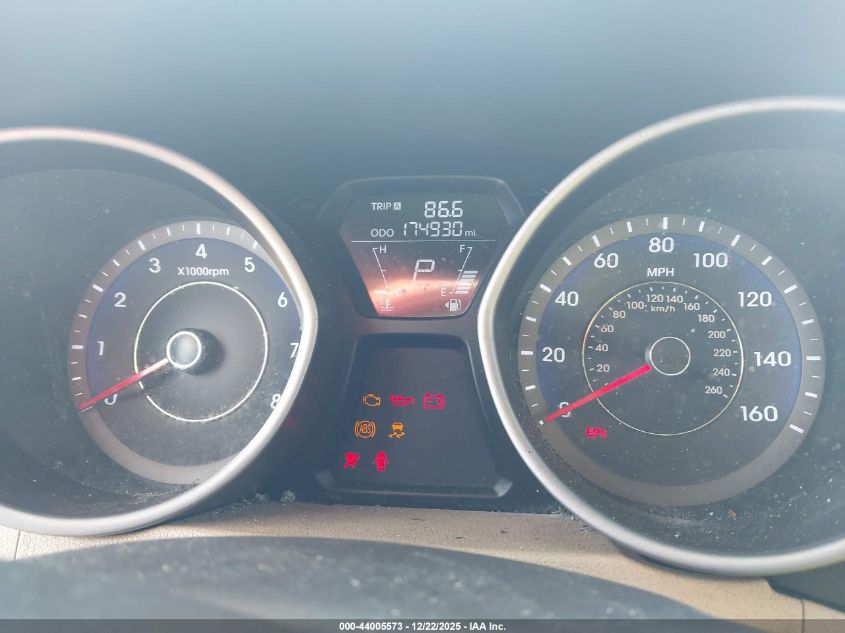 2013 Hyundai Elantra Gls/Limited VIN: KMHDH4AEXDU487536 Lot: 44005573