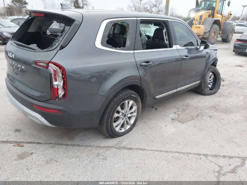 2022 Kia Telluride Lx VIN: 5XYP2DHC1NG305085 Lot: 44005578