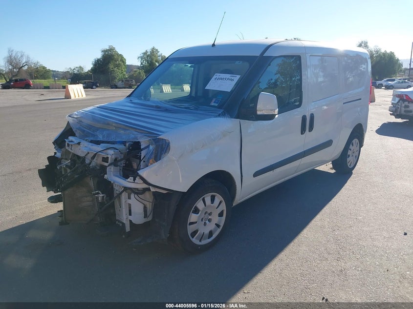 Vin: zfbhrfbbxm6v73021, lot: 44501351, ram promaster city tradesman slt 20212