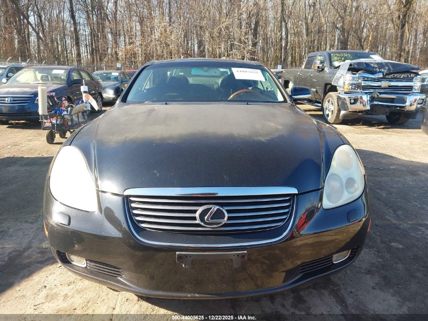 2004 Lexus Sc 430 VIN: JTHFN48Y240056569 Lot: 44005625