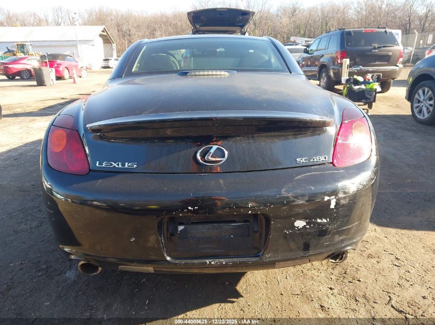 2004 Lexus Sc 430 VIN: JTHFN48Y240056569 Lot: 44005625