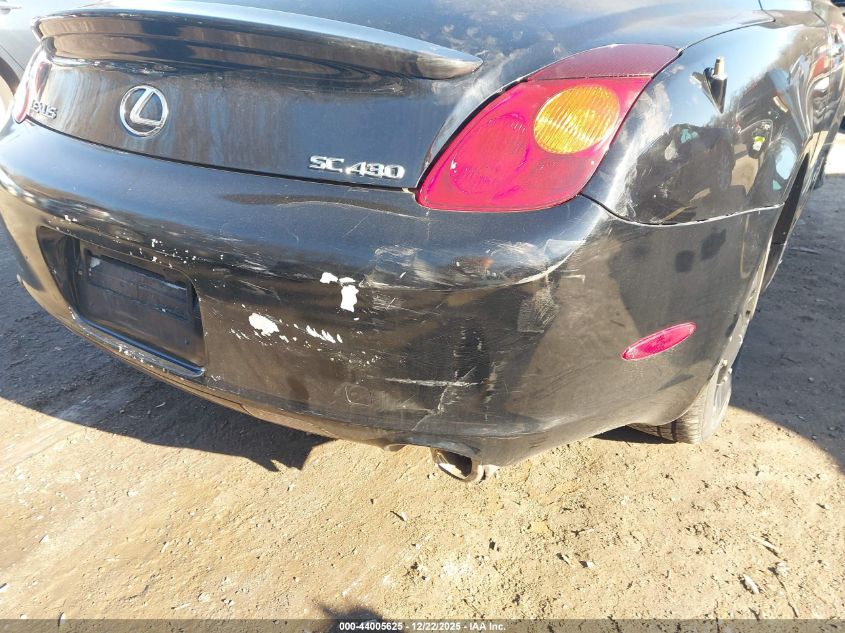 2004 Lexus Sc 430 VIN: JTHFN48Y240056569 Lot: 44005625