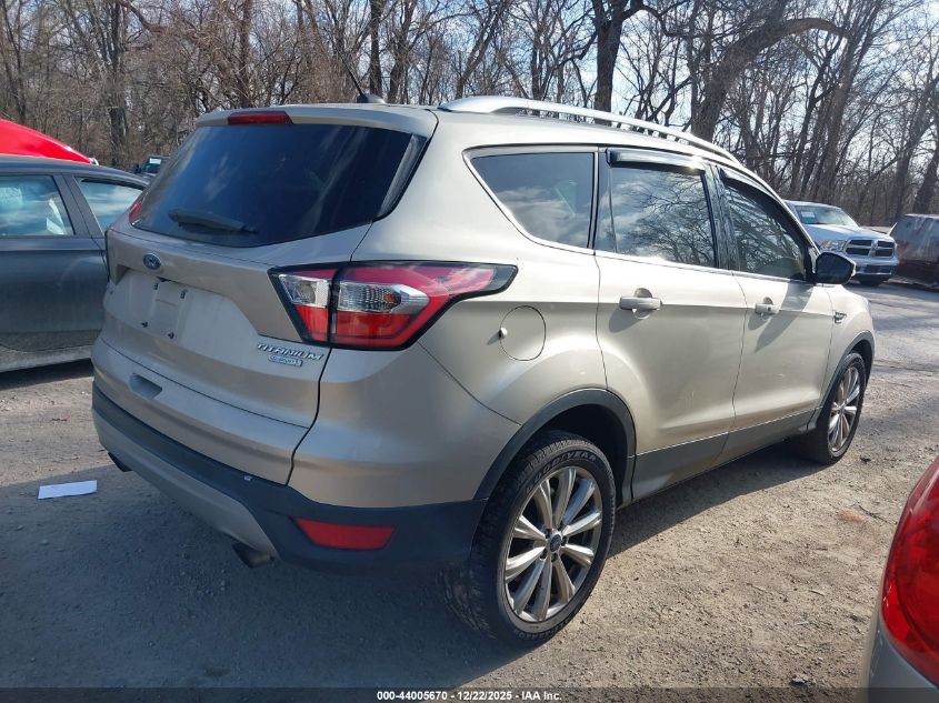 2017 Ford Escape Titanium VIN: 1FMCU0JD7HUB80144 Lot: 44005670
