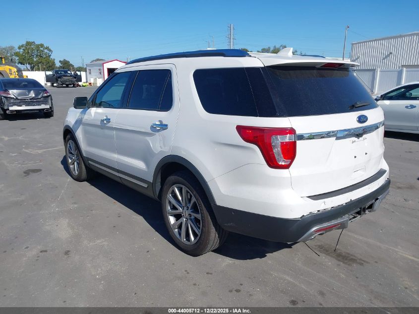2017 Ford Explorer Limited VIN: 1FM5K7F81HGD15877 Lot: 44005712