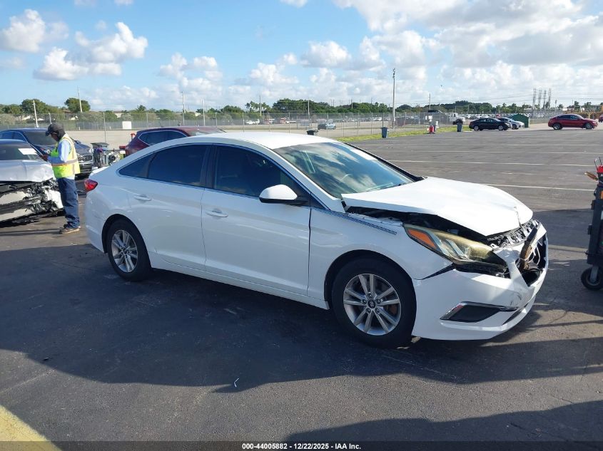 2017 Hyundai Sonata Se VIN: 5NPE24AF5HH449683 Lot: 44005882