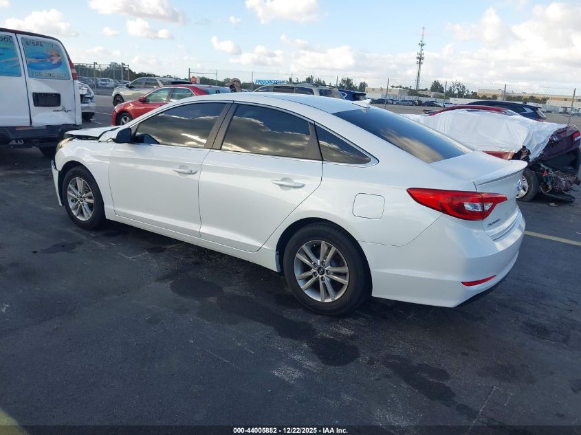 2017 Hyundai Sonata Se VIN: 5NPE24AF5HH449683 Lot: 44005882