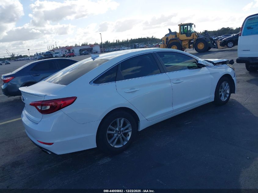 2017 Hyundai Sonata Se VIN: 5NPE24AF5HH449683 Lot: 44005882