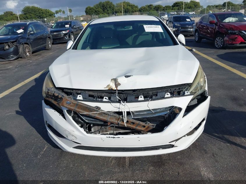 2017 Hyundai Sonata Se VIN: 5NPE24AF5HH449683 Lot: 44005882