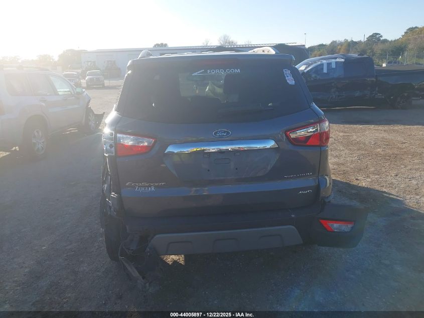 2018 Ford Ecosport Titanium VIN: MAJ6P1WL0JC248915 Lot: 44005897