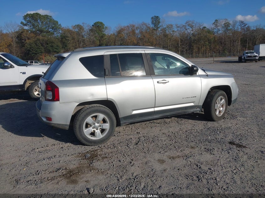Vin: 1c4njcba4ed509535, lot: 44501856, jeep compass sport 20144