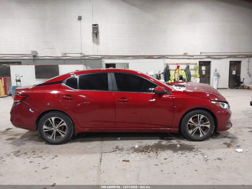 2023 Nissan Sentra Sv Xtronic Cvt VIN: 3N1AB8CV5PY229698 Lot: 44006194