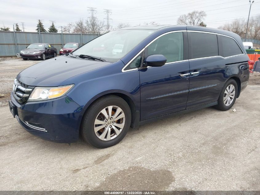 2014 Honda Odyssey Ex-L VIN: 5FNRL5H60EB133208 Lot: 44006197