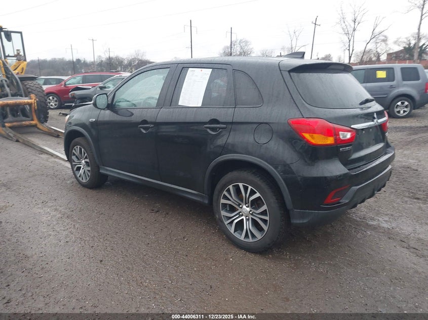 Vin: ja4ap3au0ju024225, lot: 44502065, mitsubishi outlander sport 2.0 es/2.0 le 20183
