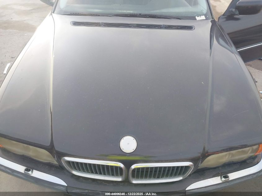 2000 BMW 740Il VIN: WBAGH8348YDP06655 Lot: 44006346