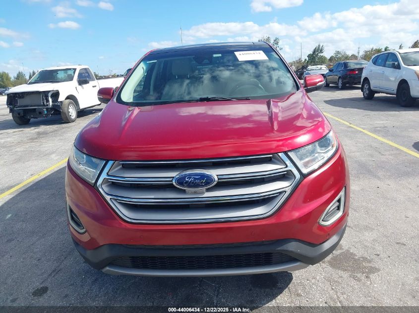 2017 Ford Edge Titanium VIN: 2FMPK3K86HBC69705 Lot: 44006434
