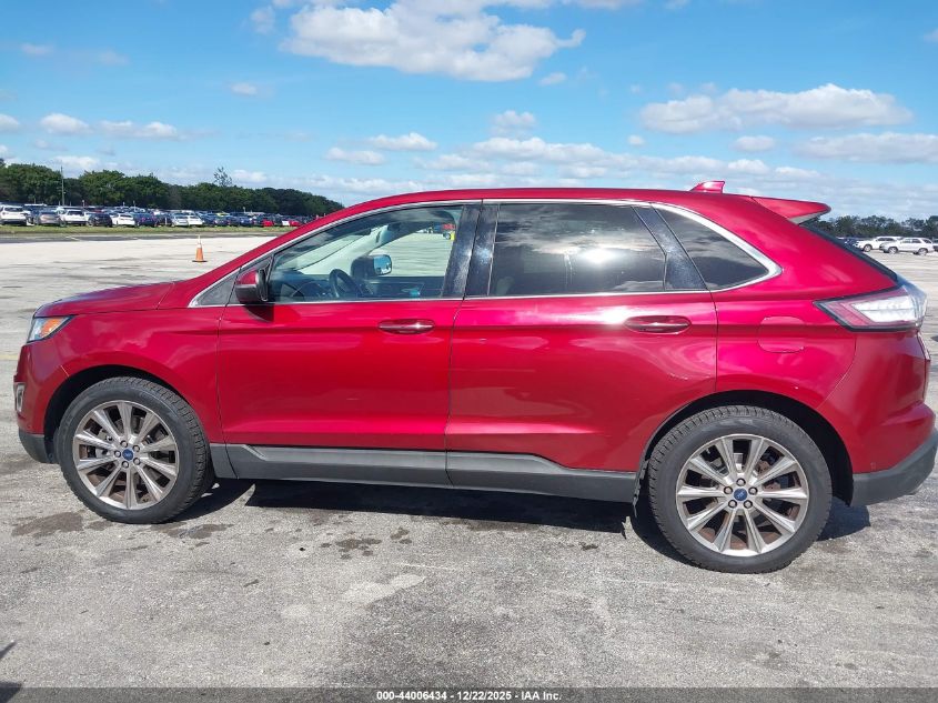 2017 Ford Edge Titanium VIN: 2FMPK3K86HBC69705 Lot: 44006434