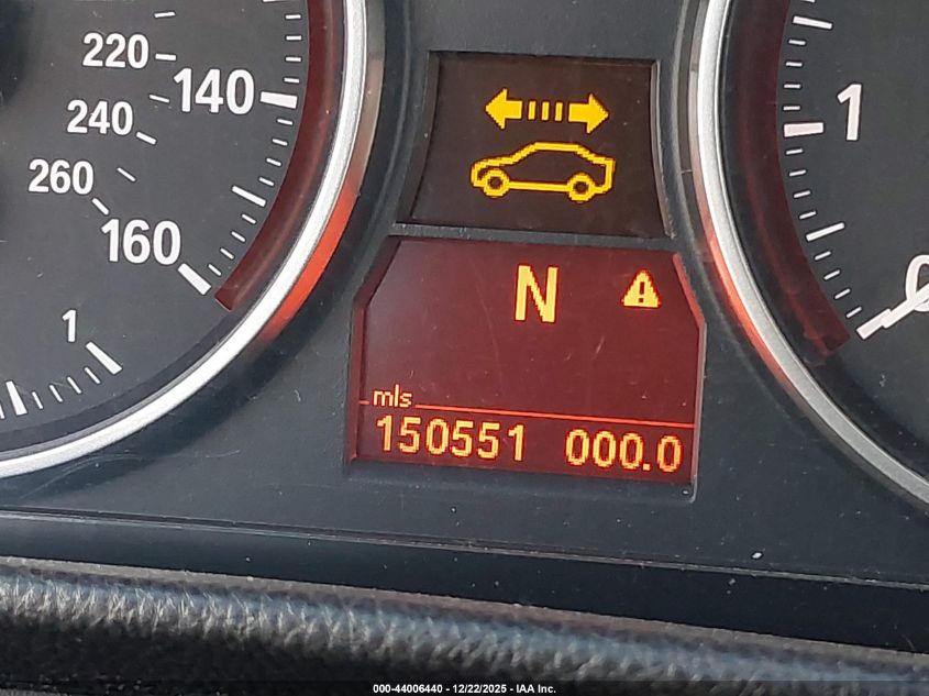 2011 BMW 335I VIN: WBAPM5C58BE577028 Lot: 44006440