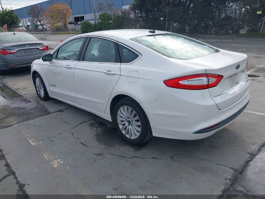 2014 Ford Fusion Hybrid Se VIN: 3FA6P0LU4ER103696 Lot: 44006469