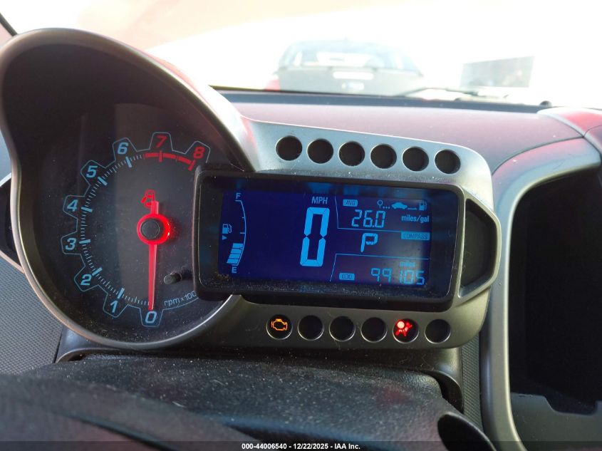 2012 Chevrolet Sonic 2Lt VIN: 1G1JC5SB3C4202828 Lot: 44006540