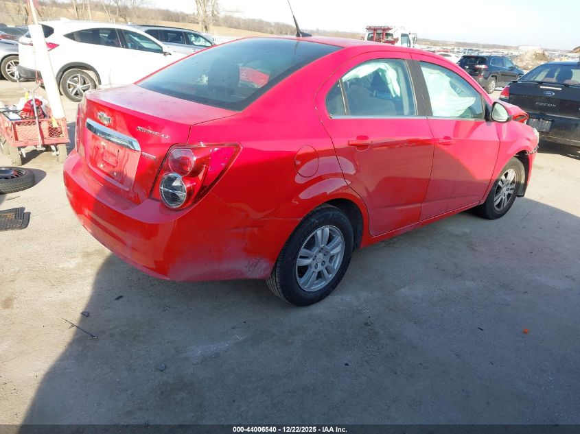 2012 Chevrolet Sonic 2Lt VIN: 1G1JC5SB3C4202828 Lot: 44006540