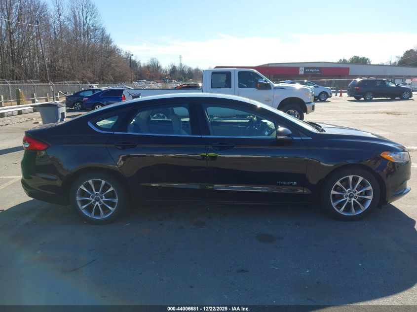 2017 Ford Fusion Hybrid Se VIN: 3FA6P0LU6HR414681 Lot: 44006681