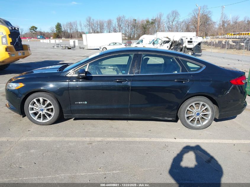 2017 Ford Fusion Hybrid Se VIN: 3FA6P0LU6HR414681 Lot: 44006681