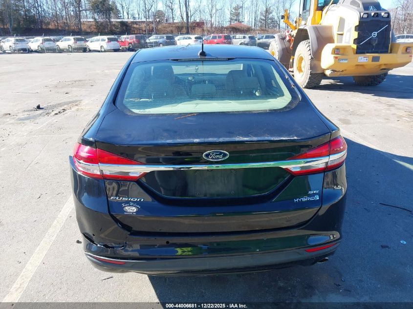 2017 Ford Fusion Hybrid Se VIN: 3FA6P0LU6HR414681 Lot: 44006681