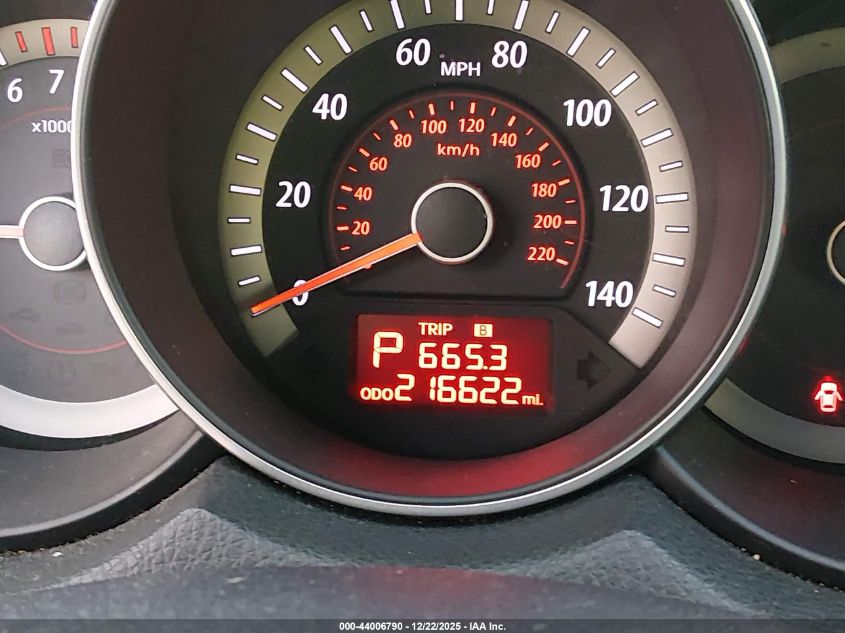 2010 Kia Forte Ex VIN: KNAFU4A26A5836581 Lot: 44006790