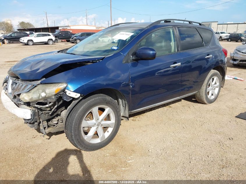 2009 Nissan Murano Sl VIN: JN8AZ18U79W031123 Lot: 44007000