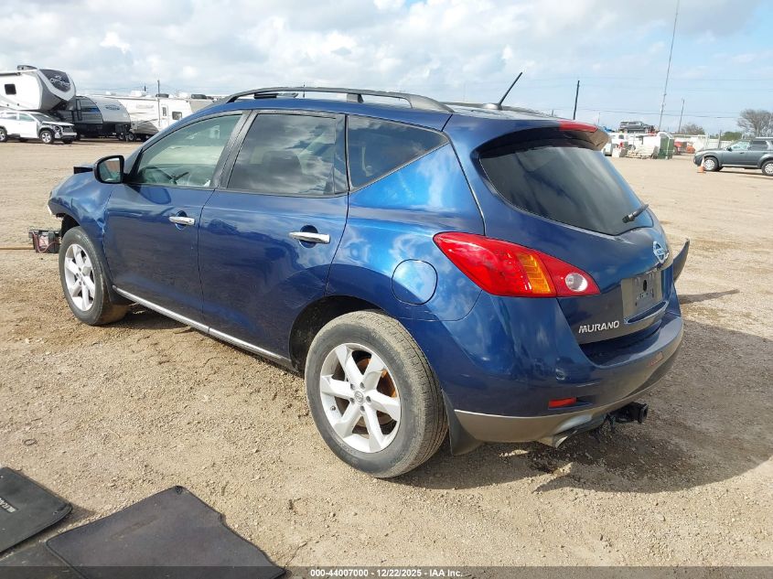 2009 Nissan Murano Sl VIN: JN8AZ18U79W031123 Lot: 44007000