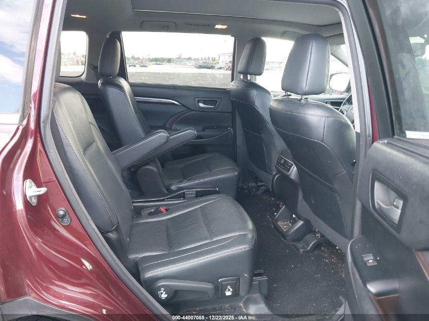 2015 Toyota Highlander Limited Platinum V6 VIN: 5TDYKRFH3FS072542 Lot: 44007085