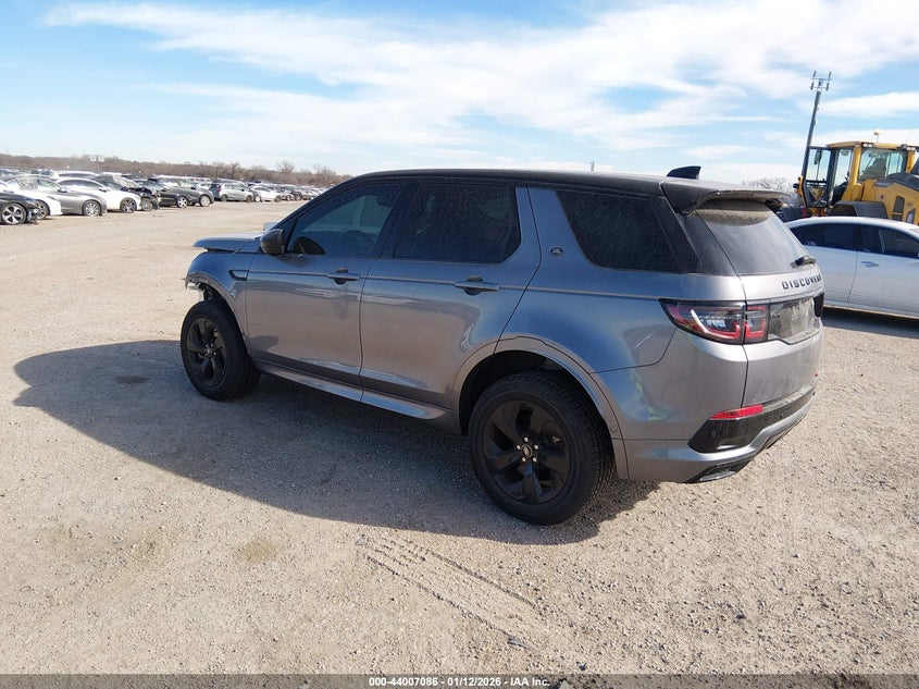 Vin: salct2fx9nh909361, lot: 44502841, land rover discovery sport s r-dynamic 20223