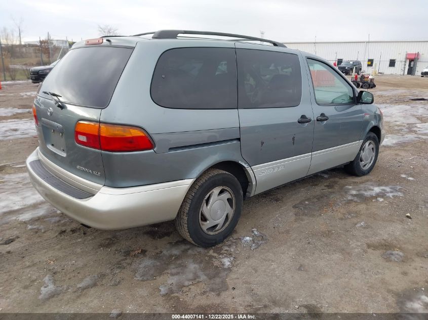 2000 Toyota Sienna Xle VIN: 4T3ZF13C2YU315035 Lot: 44007141