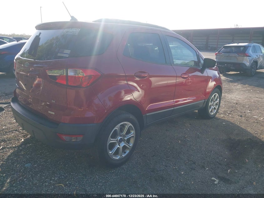 VIN MAJ3P1TE5JC230001 2018 FORD ECOSPORT SE