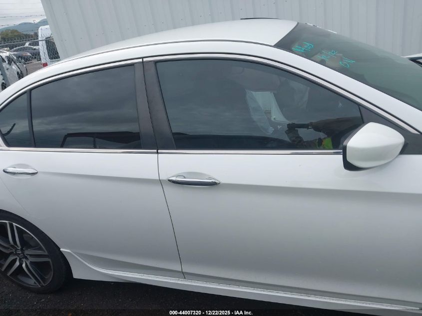 2017 Honda Accord Sport Se VIN: 1HGCR2F11HA206840 Lot: 44007320