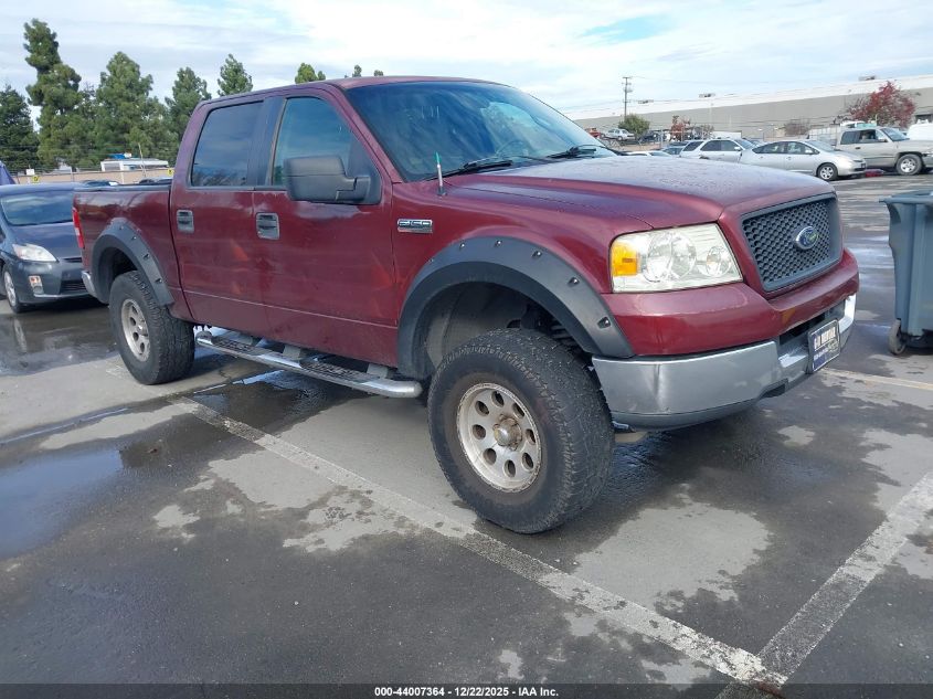 2005 Ford F-150 Xlt VIN: 1FTRW12W25FA40632 Lot: 44007364
