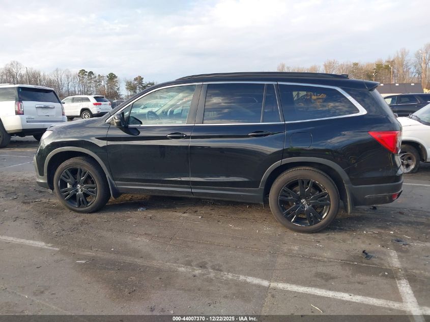 2022 Honda Pilot 2Wd Special Edition VIN: 5FNYF5H24NB034228 Lot: 44007370