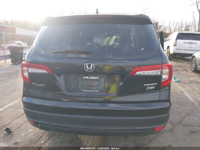 2022 Honda Pilot 2Wd Special Edition VIN: 5FNYF5H24NB034228 Lot: 44007370