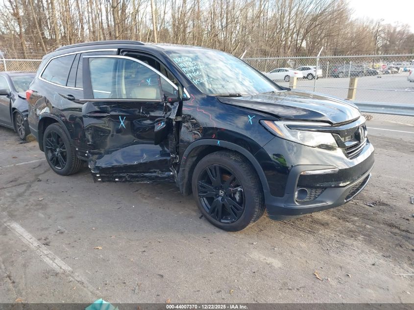 2022 Honda Pilot 2Wd Special Edition VIN: 5FNYF5H24NB034228 Lot: 44007370