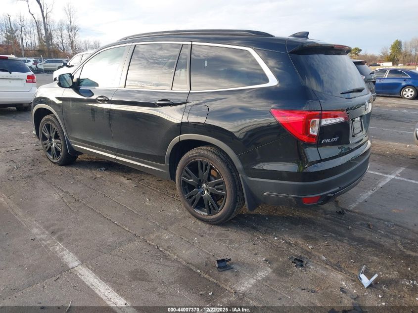 2022 Honda Pilot 2Wd Special Edition VIN: 5FNYF5H24NB034228 Lot: 44007370