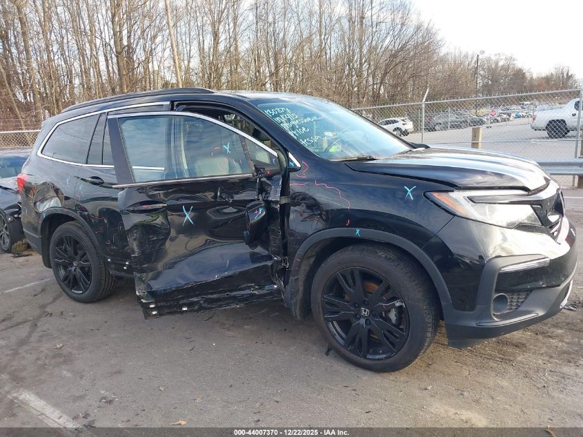 2022 Honda Pilot 2Wd Special Edition VIN: 5FNYF5H24NB034228 Lot: 44007370