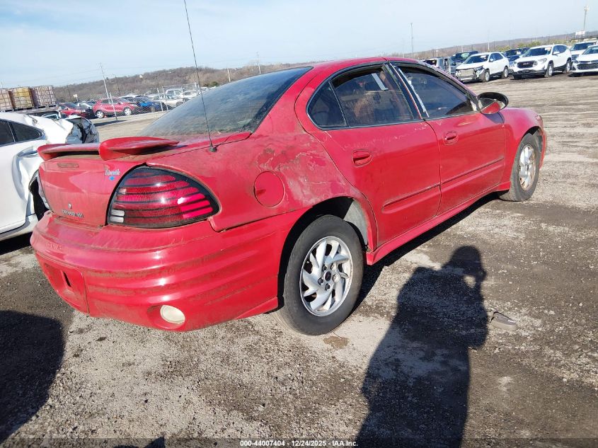 2004 Pontiac Grand Am Se1